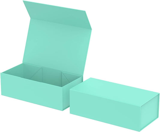 Gift Box 12" x 6" x 4",Large Gift Box with Lid, Sky Blue Boxes for Presents,Birthday,Valentine's Day,Mother's Day,Christmas,Anniversary,Luxury for Gift Packaging