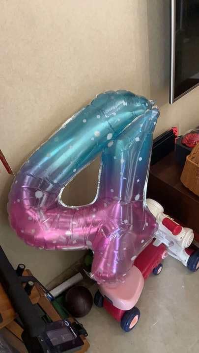 Starry Sky Number 3 Balloon 40 Inch, 3rd Birthday Celebration Supplies for Girls Boys Women Men, 3 Balloon for Girls Boys Theme Party