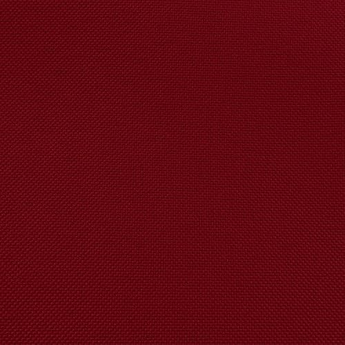 Ultimate Textile Pleat Polyester Fabric Table Skirt - Machine Washable, Flame Resistant, Cut & Sewn in NJ, Desk Skirt - Cherry Red, 14' Shirred Pleat x 42" h