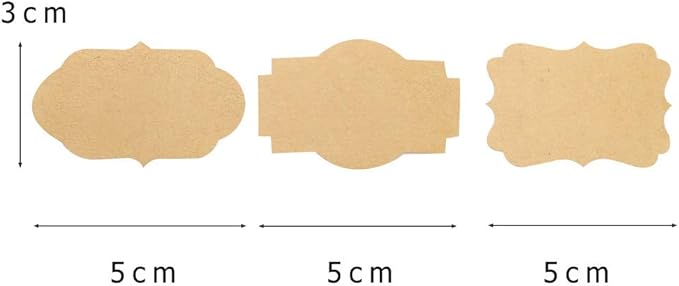 300 Pcs Gift Tags Stickers Name Labels Stickers, Self-Adhesive Handmade Bottle All-Purpose Jar Labels for Presents Valentines Decoration Jars Food Craft