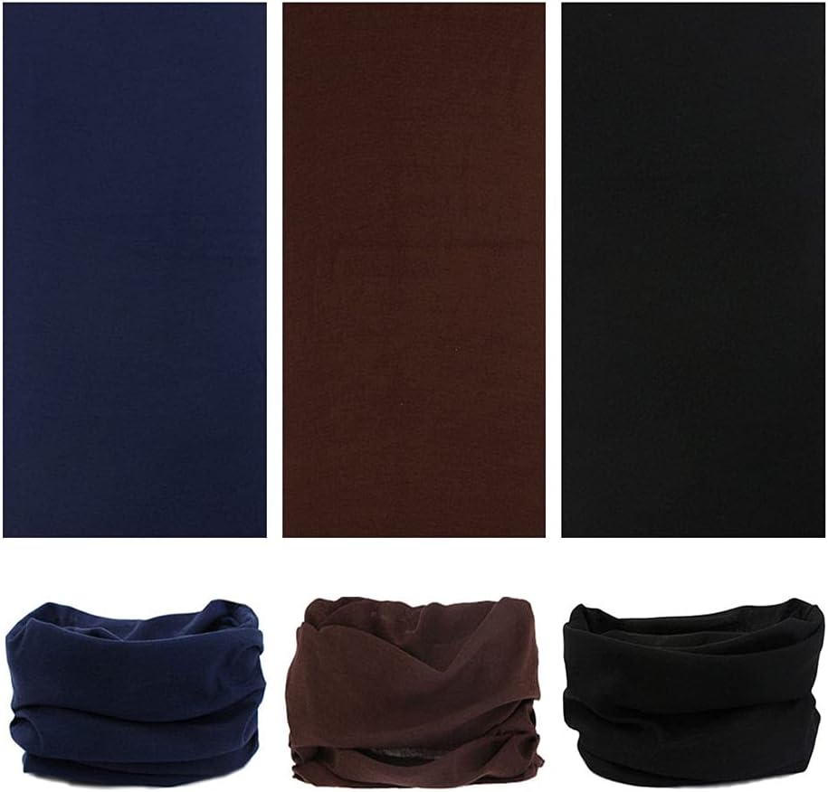 Headband Neck Gaiter Head Wrap Headwear Face Mask Magic Scarf Bandana for Men and Women