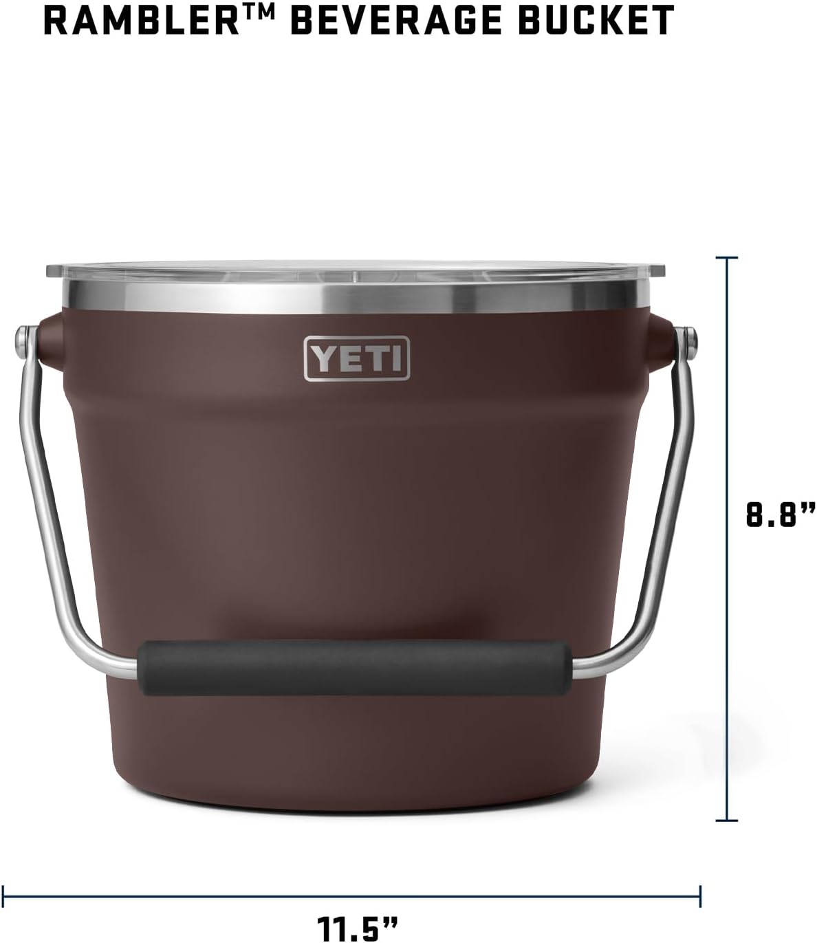 YETI Beverage/Ice Bucket, Holds 6 Longnecks or 3 Bottles of Wine