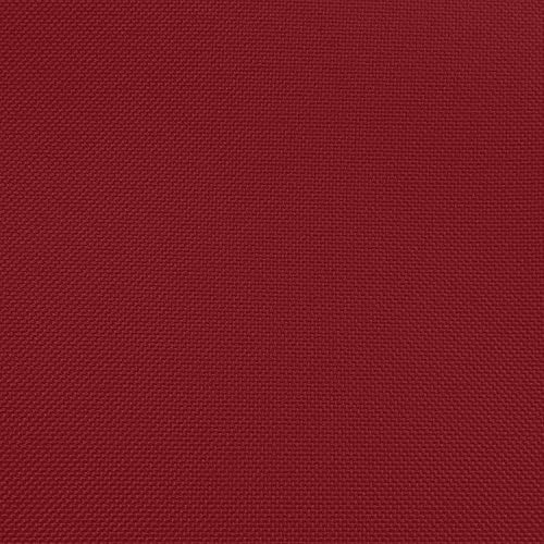 Ultimate Textile Pleat Polyester Fabric Table Skirt - Machine Washable, Flame Resistant, Cut & Sewn in NJ, Desk Skirt - Holiday Red, 17' Shirred Pleat x 42" h