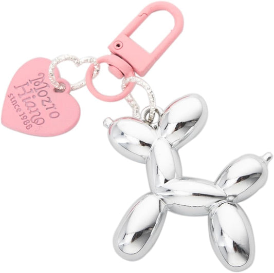 Balloon Dog Keychain Cute Bag Charm Handbag Purse Key Accessories