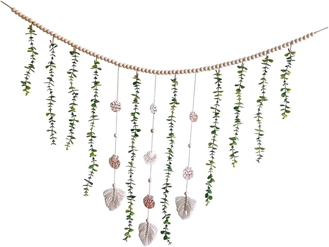 ERINGOGO Artificial Eucalyptus Leaf Garland Eucalyptus Greenery for Bedroom Decor Wall Vines for Living Room