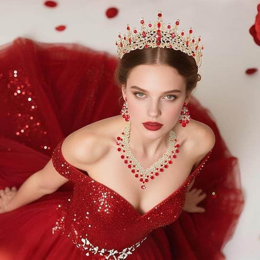 Kamirola Crystal Crowns and Tiaras Headband for Girl or Women Birthday Party Wedding Prom Bridal Halloween Christmas （TR19）