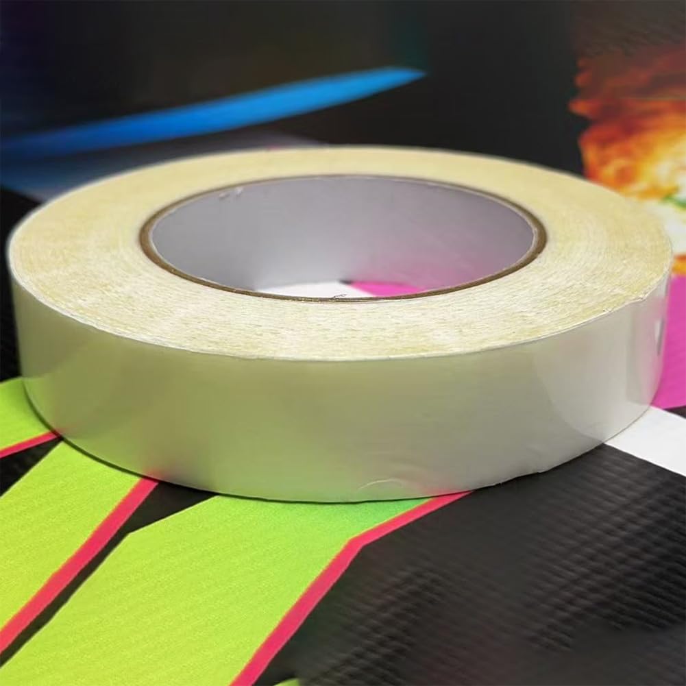 Heavy-Duty Outdoor Banner Tape – Weatherproof Adhesive for Vinyl Banners, Construction Signs & Event Display (2 Units)