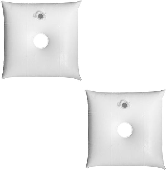 Balloon Weights Pack of 2, Square Water Weight Bags for Balloon Arch and Balloon Column Stand, White Thickened Fillable Base for Party Supplies Decorations