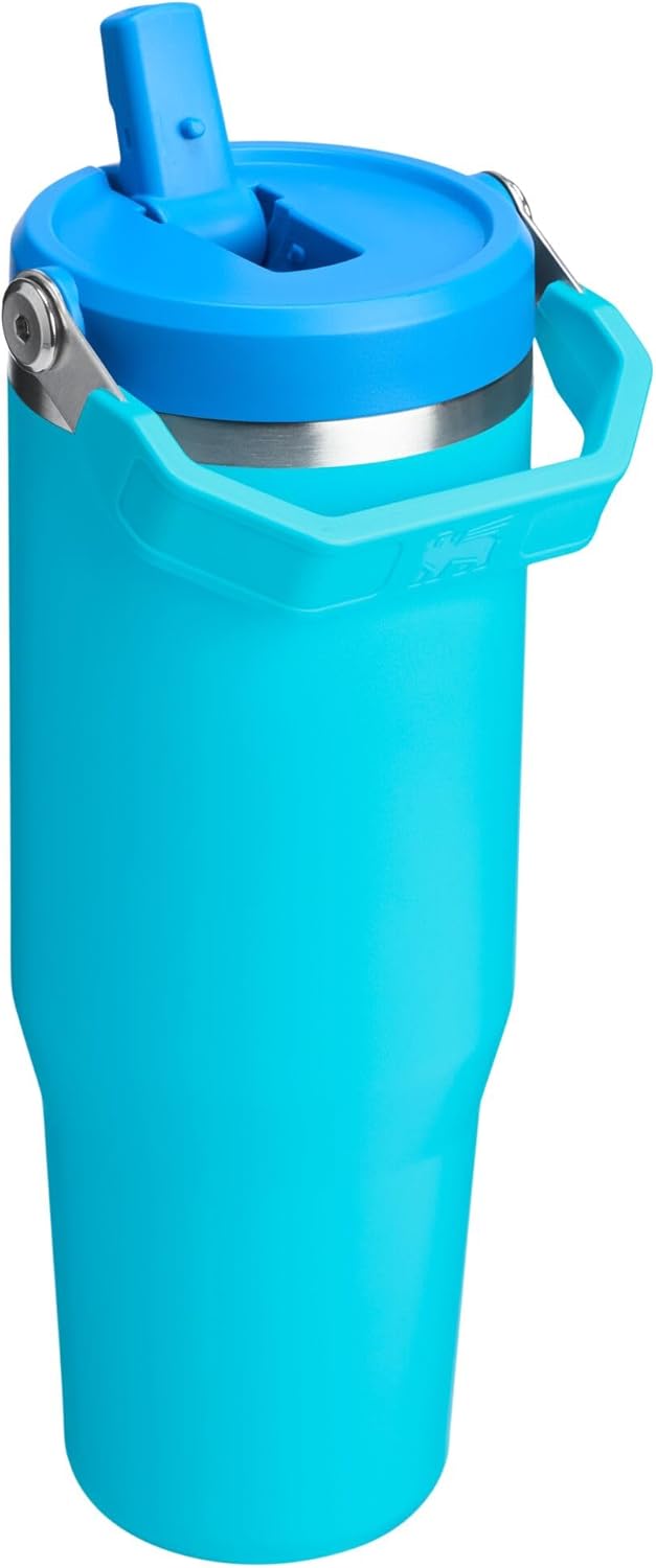Stanley IceFlow 2.0 Flip Straw Tumbler with Handle 30 oz | Twist On Lid and Flip Up Straw | Leak Resistant Water Bottle | Insulated Stainless Steel | BPA-Free | Splash