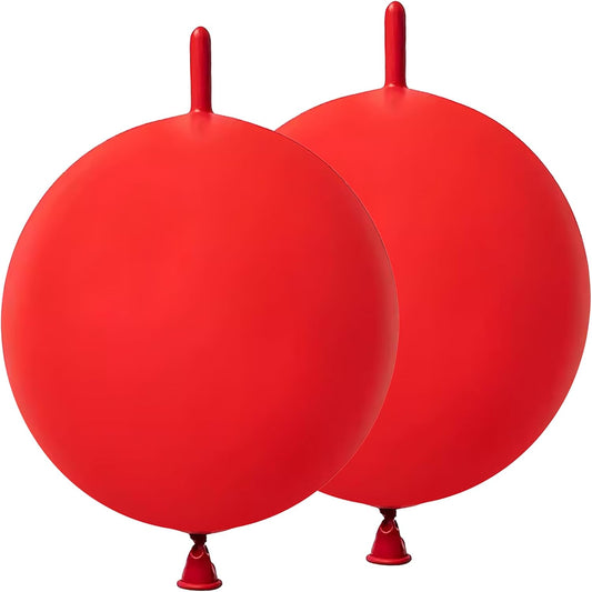 60 Pcs Link Balloons 6 Inch Quick Link Balloons for Birthday Wedding Party Festival Decorations (Red)