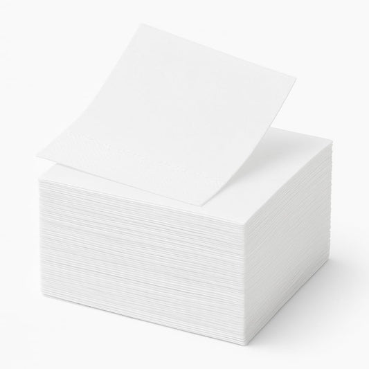 White Cocktail Napkins - 200 count! 2-Ply, Soft, Absorbent, Disposable Paper Napkins for Drinks, Parties, Events, Bars & Weddings! 5x5 inch Square