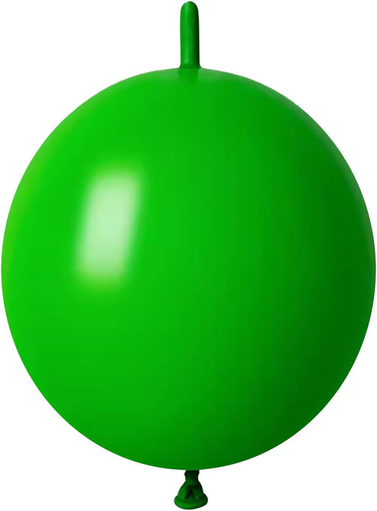 IN JOOYAA Link Balloons 6 Inch 120 Pcs Quick Link Balloons for Wedding Party Festival Birthday Decorations (Green)