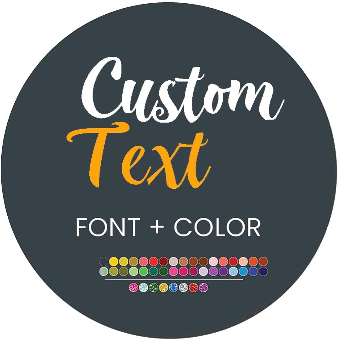 Custom Stickers for Weddings, Birthdays & Businesses - Personalized Labels with Your Logo - Waterproof, Fade and Heat Resistant - Pack of 100-1000 (Custom Text, 3 Inch)
