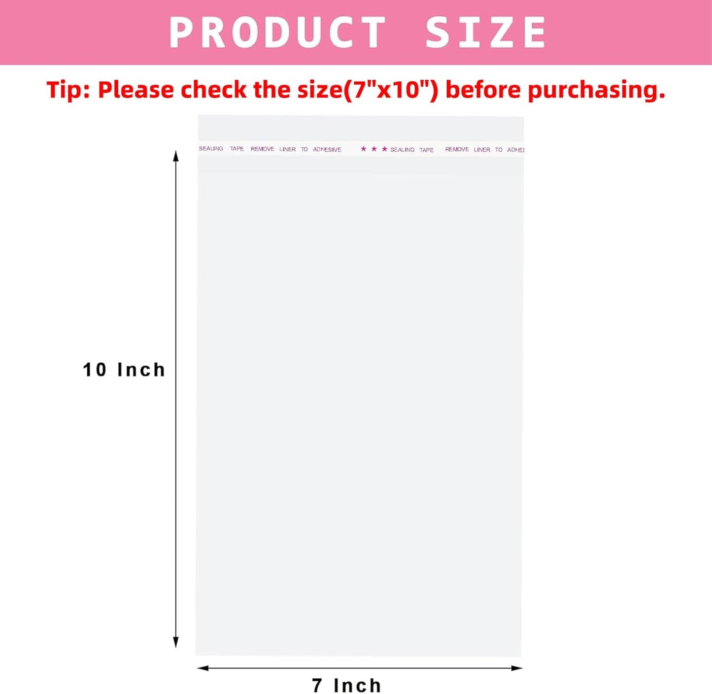 Morepack Self Sealing Cellophane Bags,7x10 Inches 200 Pcs Clear Resealable Cellophane Bags for Packaging Cookies, Favors and Products