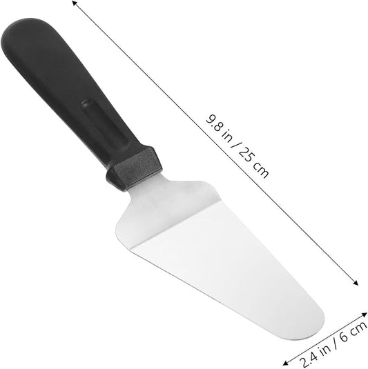 CATIEBYE Stainless Steel Pizza Triangular Spatula and Pie Server, Sturdy Cake Server for Serving Pizza, Cake, and Pastry, for Home Kitchen and Dining Use