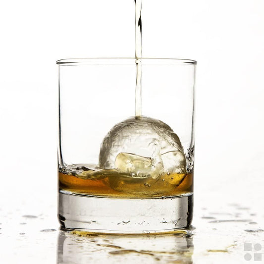 glacio Silicone Ice Cube Trays – Large Silicone Molds for 2-Inch Ice Cubes and Spheres Whiskey Ice Cube Trays with Lids for Cocktails & Bourbon – Set of 2
