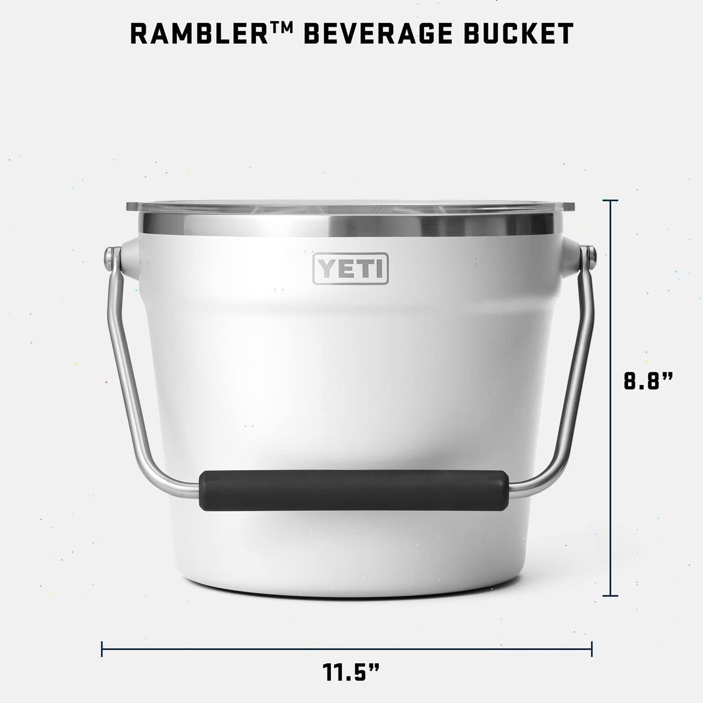 YETI Beverage/Ice Bucket, Holds 6 Longnecks or 3 Bottles of Wine