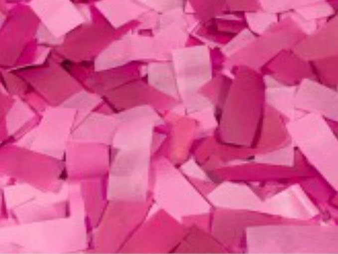 Gender Reveal Cannon Confetti Popper - Twin Pack (2pcs), Two Confetti Shooters for Baby Reveal Party (Pink)