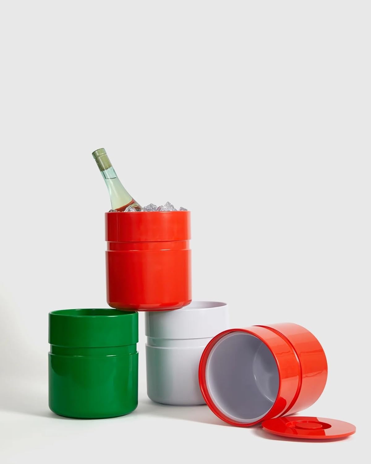 Asti Ice Bucket | Hellerware | Sergio Asti (White)
