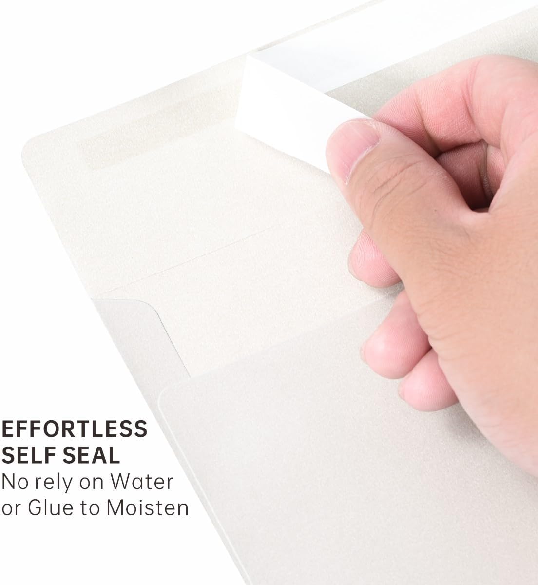 Keketer A2 Metallic Silver Printable Envelopes 80 Pack Self - Seal, for 5x7 Cards, Weddings, Invitations, Baby Shower 4.375 x 5.75 Inches