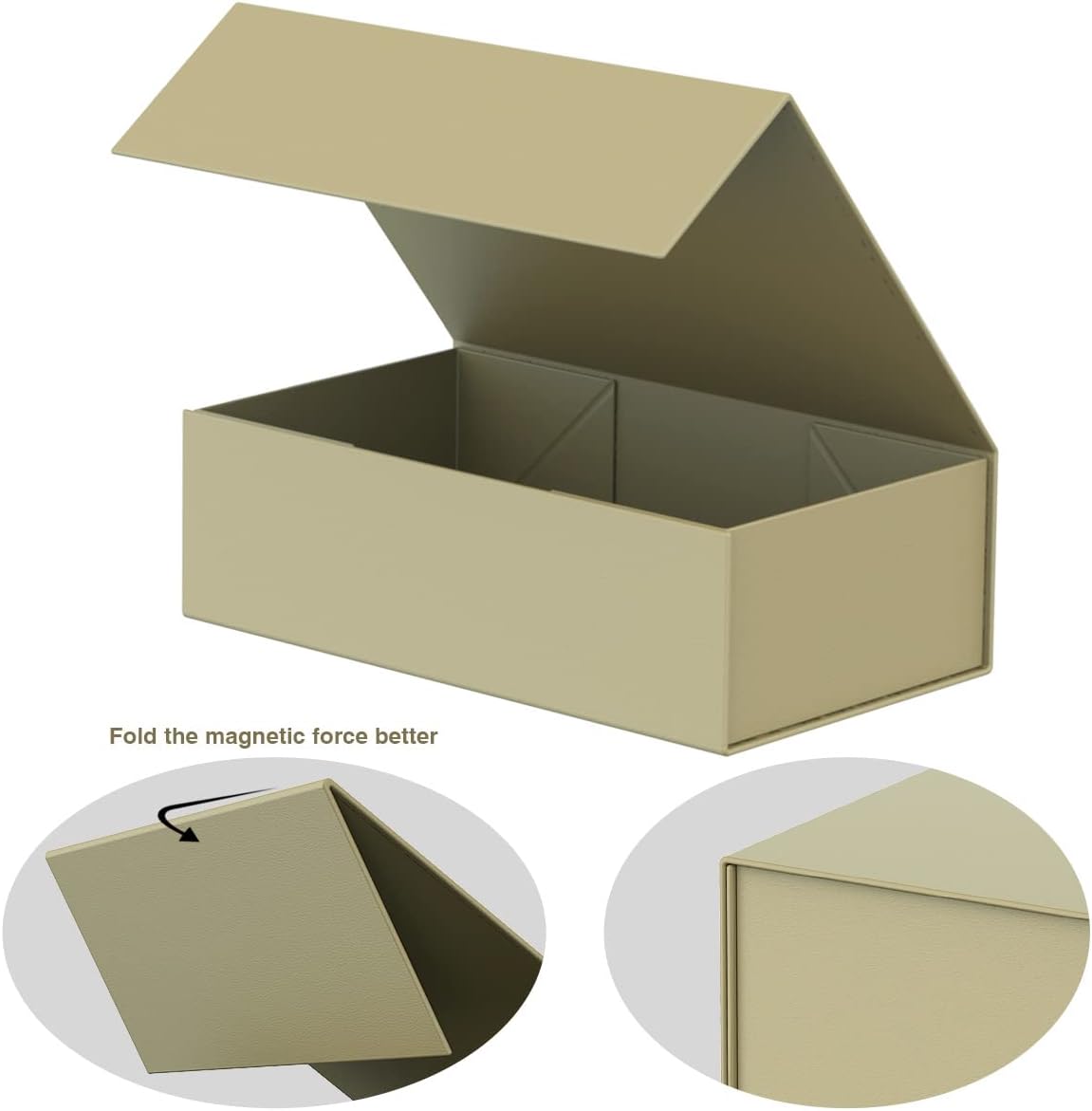 MOZRRO Gift Box with Lids, 9.85 x 5.95 x 3.15 In Magnetic Closure Gift Boxes for Gift Packaging, Gift Box for Christmas,Mothers Day,Fathers Day,Graduations,Weddings,Birthdays Gifts