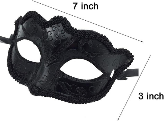 Masquerade Mask for Women- Lace Mardi Gras Masks Women Venetian Party Masquerade Mask Costume Accessories