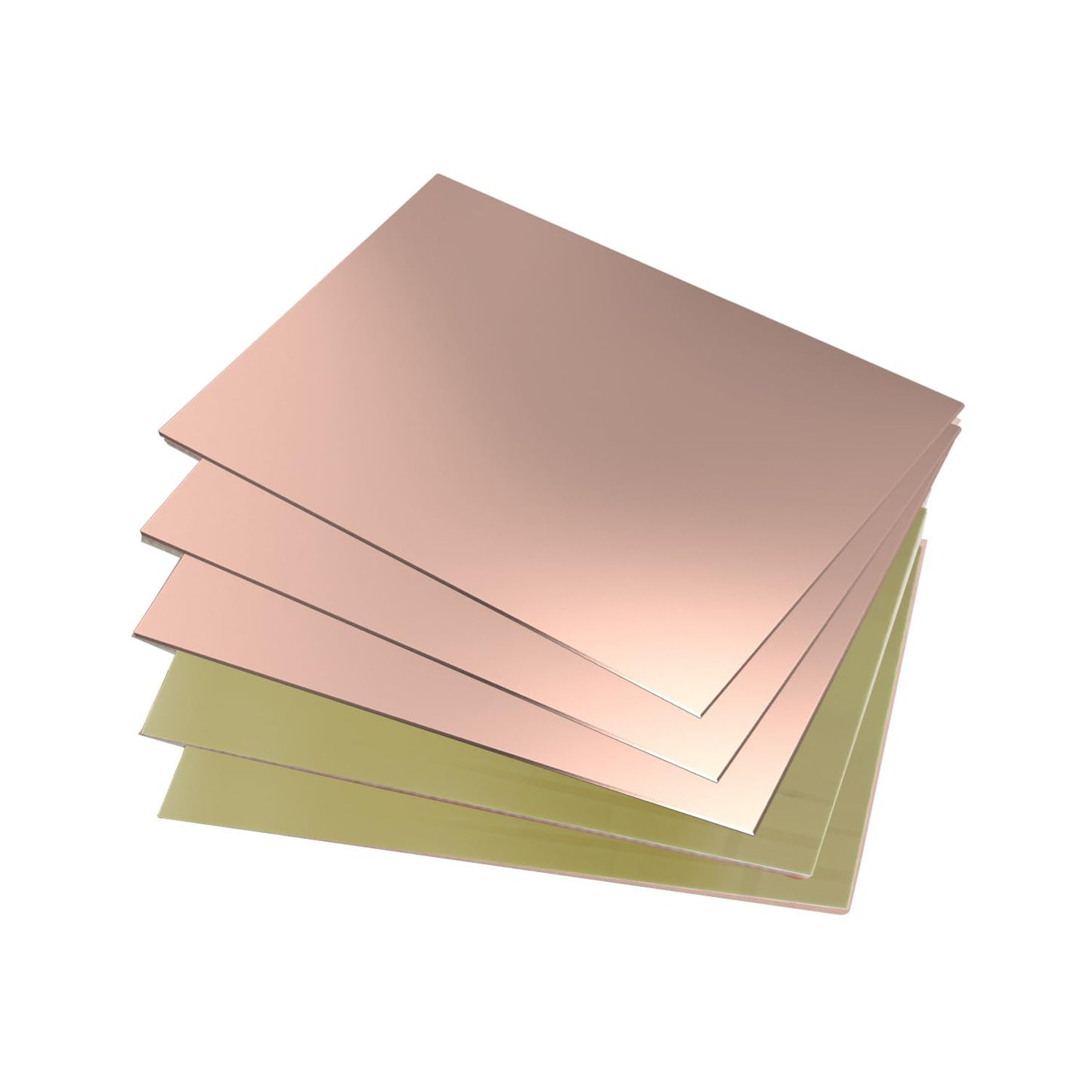 Aoje-Link Single Side Copper Clad PCB Laminate Circuit Board, FR-4 Glass Fiber, 100 x 70 x 1mm, 5pcs