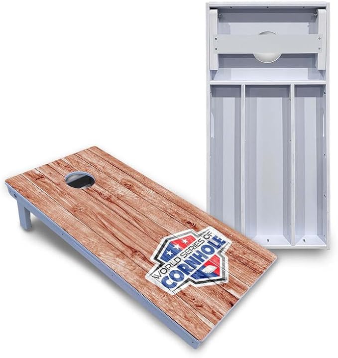 World Series of Cornhole All-Weather Cornhole Boards – Regulation 2x4 PVC Outdoor Cornhole Game Set for Backyard, Beach, Tailgate & Family Fun – Durable, Rust-Free, Tournament-Grade Boards