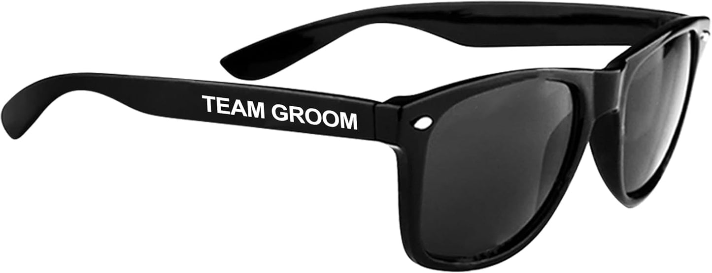 LotsBuyLots Groomsmen Gifts-10PCS Wedding Sunglasses Bachelor Party Favors for Groom,Team Groom (Team Groom)