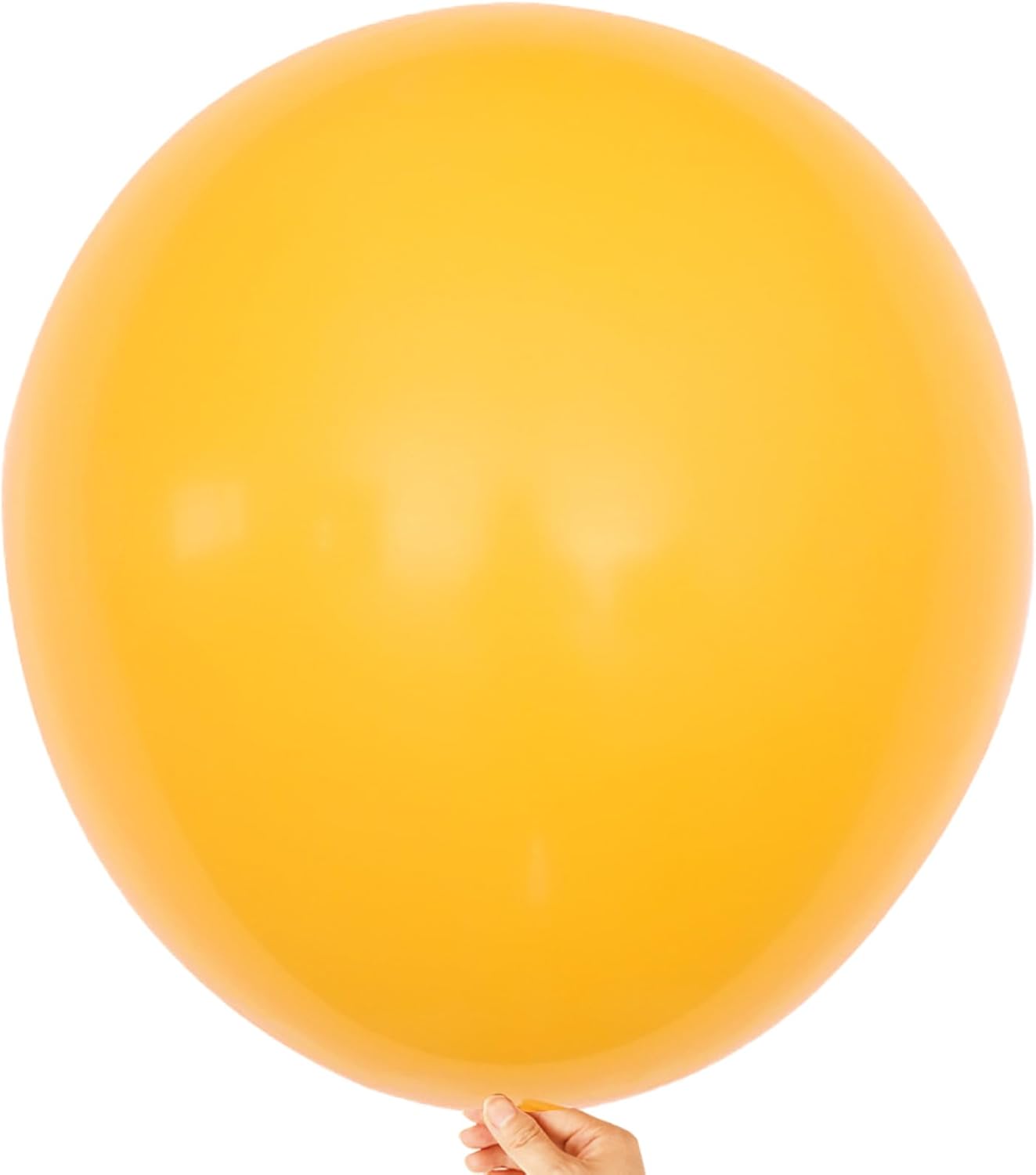 KALOR 18 Inch Lemon Yellow Balloons, 10 Pcs Lemon Yellow Matte Latex Balloons Big Round Balloons for Wedding, Baby Shower, Birthday Party and Event Decoration
