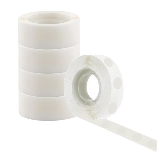 1200PCS Clear Glue Points Double Sided Adhesive Removable Glue Tape for Balloons Birthday Wedding Decoration Photo Craft Sticky Dots