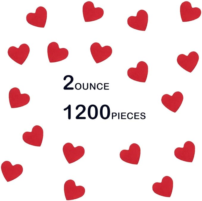 Confetti Heart Confetti Party Decoration Table Confetti for Valentine's Day Dating Wedding Festival Anniversary Party Favor