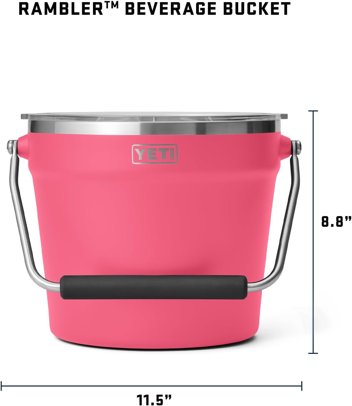 YETI Beverage/Ice Bucket, Holds 6 Longnecks or 3 Bottles of Wine