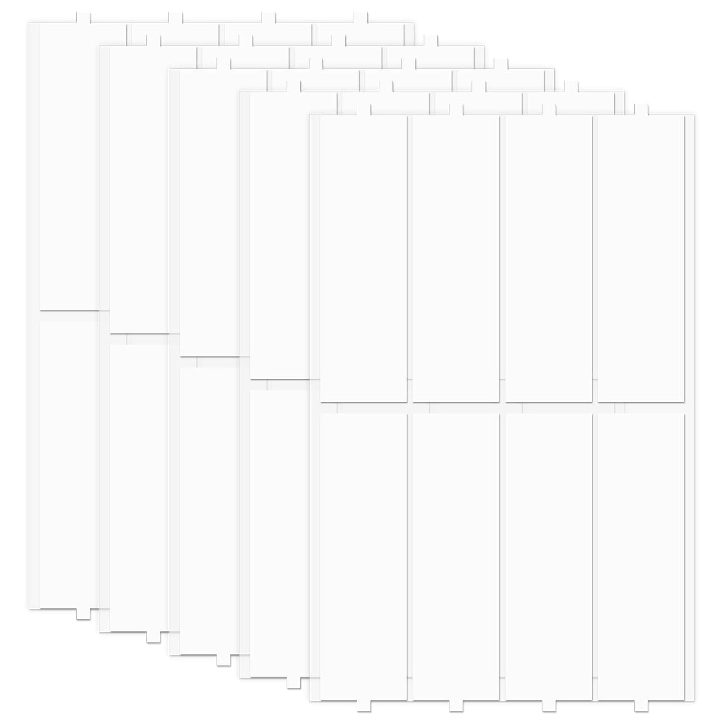 40 Pcs Nano Tape Strips (1.18" x 3.93") - Extra Long Double Sided Tape with Grips for Hanging Posters, Rugs, Lightweight Décor Sticky Tack - Crafts Decoration Picture Hanging Crafting Party