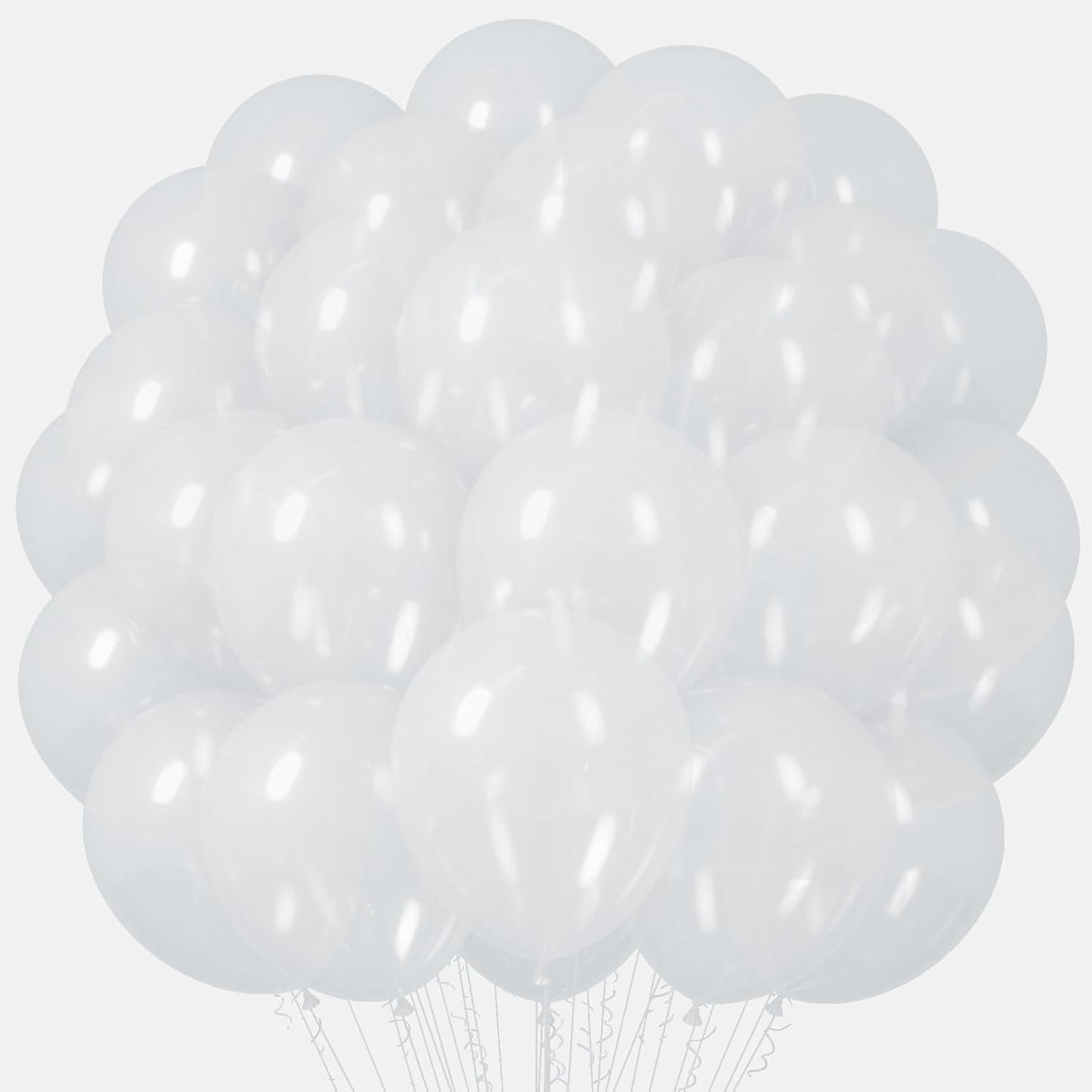 Clear Balloons, 66pack 12inch Transparent Latex Party Balloons for Birthday, Wedding, Graduation, Bridal Shower, Baby Shower, Gender Reveal, Anniversary, Engagement Party Decorations