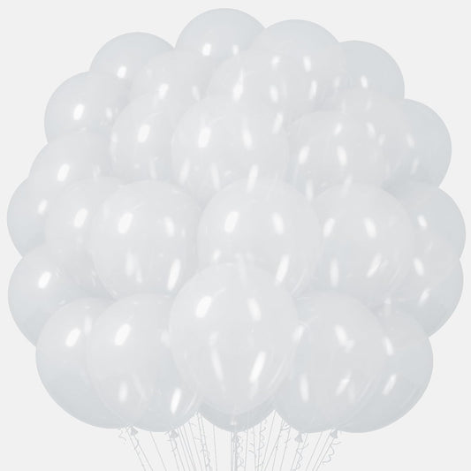 Clear Balloons, 66pack 12inch Transparent Latex Party Balloons for Birthday, Wedding, Graduation, Bridal Shower, Baby Shower, Gender Reveal, Anniversary, Engagement Party Decorations