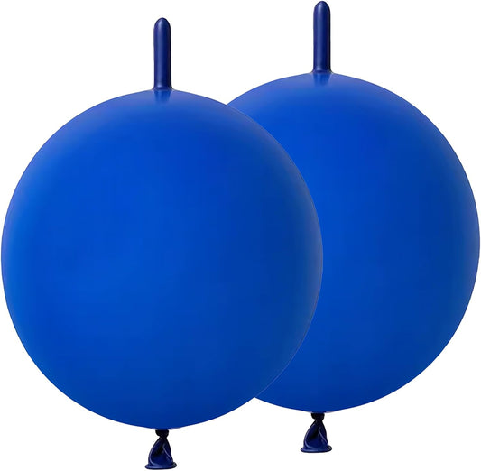 60 Pcs Link Balloons 10 Inch Quick Link Balloons for Birthday Wedding Party Festival Decorations (Blue)