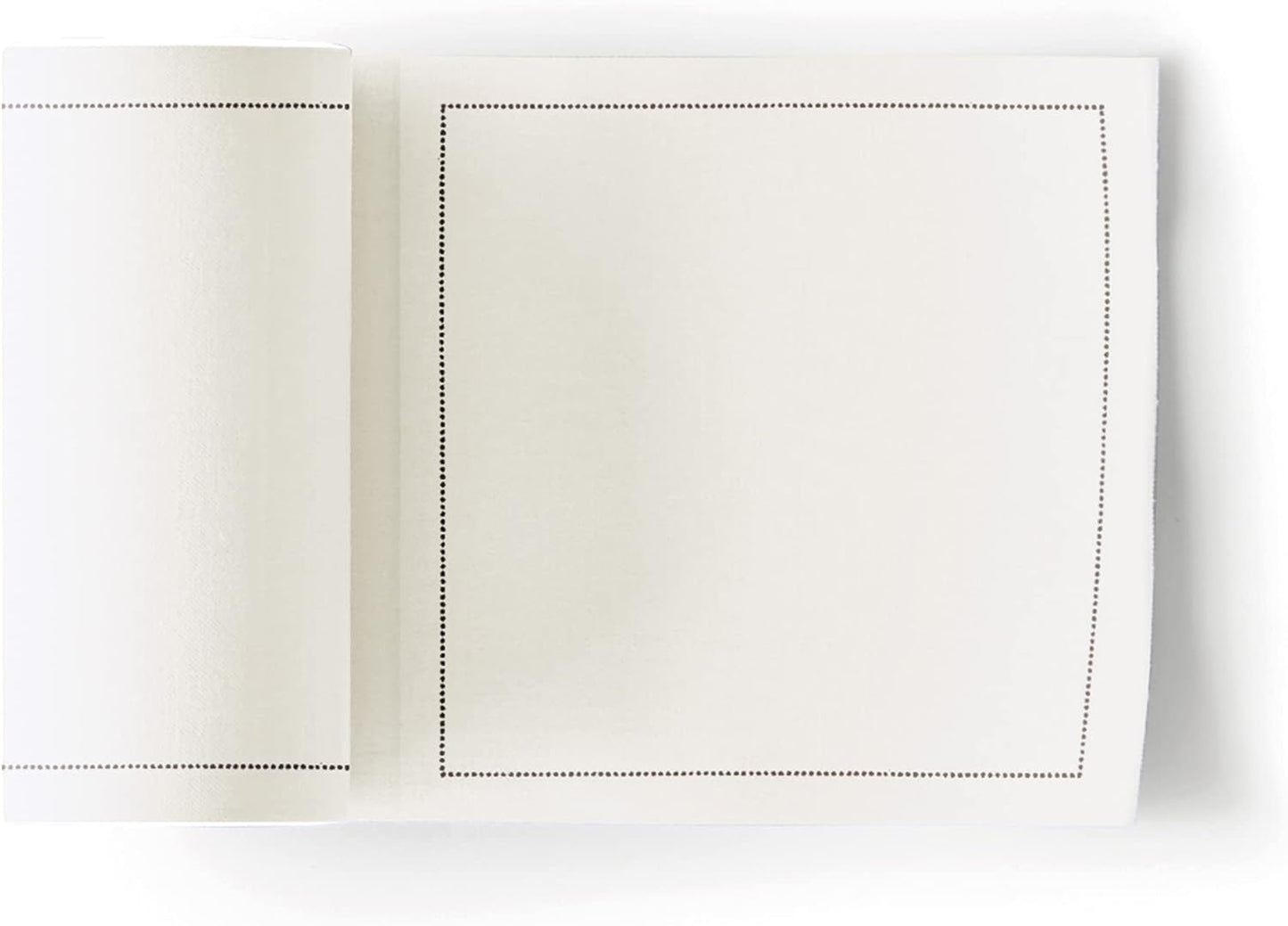 My Drap Basics Cotton Cocktail Napkin, 50 Per Roll, Cream, 4.3 x 4.3 Inch