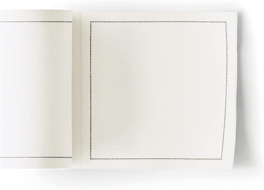 My Drap Basics Cotton Cocktail Napkin, 50 Per Roll, Cream, 4.3 x 4.3 Inch
