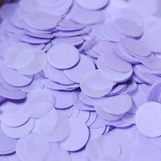 Tissue Paper Confetti 5000 Pieces Purple Round Confetti 1 inch Paper Circle Confetti Dots for Table Wedding Birthday Party Decoration