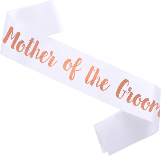 Mother of the Groom Sash, Engagement Gifts for the Mother of the Groom for Bridal Shower & Wedding Party