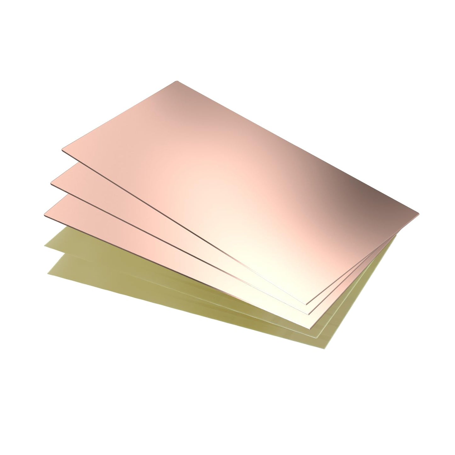 Aoje-Link Single Side Copper Clad PCB Laminate Circuit Board, FR-4 Glass Fiber, 200 x 100 x 1.5mm, 5pcs