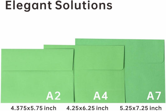 Keketer A2 Colorful Printable Envelopes 80 Pack Self - Seal, for 5x7 Cards, Weddings, Invitations, Baby Shower 4.375 x 5.75 Inches
