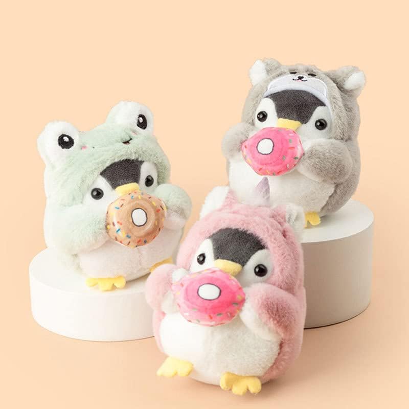 BONICI Men Women Creative Cute Lovely Cosplay Costume Play Changing Clothes Donut Penguin Pendant Keychain Key-Chains Keyring Gift Pendant Handbag Tote Purse Backpack Decoration Car Key -Unicorn