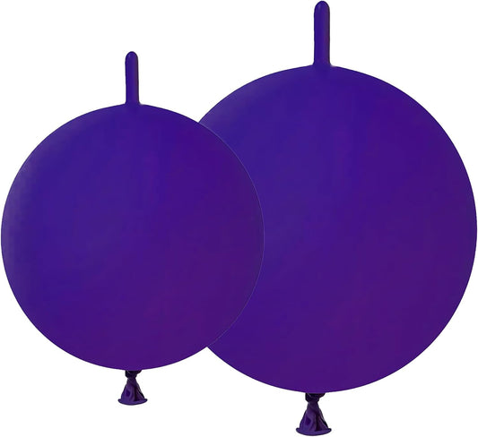 Purple Link Balloons 6 Inch 12 Inch 120 Pcs Latex Linking Balloons for Birthday Wedding Party Festival Decorations