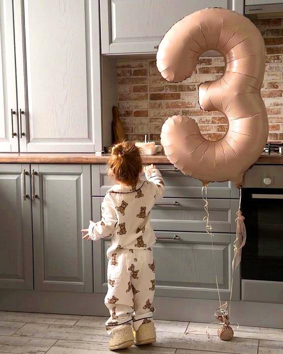 2 Numbers Balloon 40 Inch Light Brown Two Balloon Number Birthday Decor, 2nd 12 21st Party Celebration Decorations Graduations Wedding Baby Shower