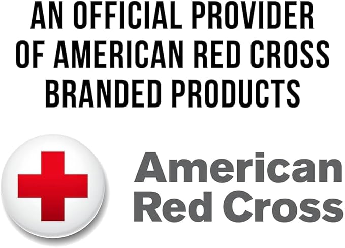 American Red Cross Officially Licensed Product, 50 Person First Aid Kit, 216 Piece Emergency Medical Supplies to Clean & Treat Minor Injuries, Hard Case Box for Home, Business, Job Site, Car