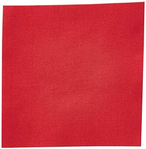 Five Star Cocktail Napkins, 50 Luxury Cotton Disposable Cocktail Party Napkins, 4.5" x 4.5" for Home Bars, Game Nights, Beverages, Birthdays, Weddings & Holidays, Red
