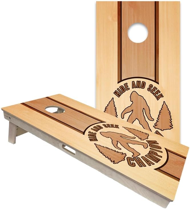 World Series of Cornhole Official Regulation Size Cornhole Boards – Durable All-Wood Construction Bean Bag Toss Set | Rugged Outdoor Game for Tournaments, BBQs, & Backyard Battles