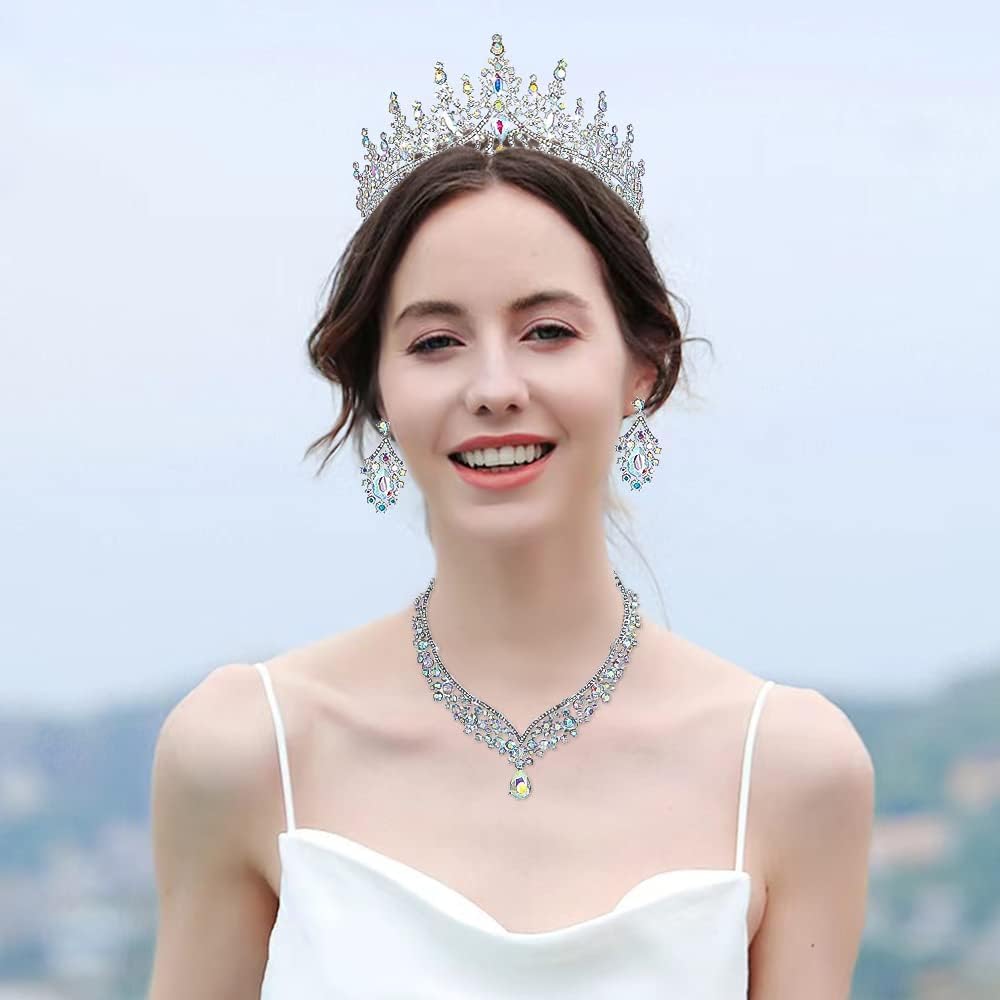 Kamirola Crystal Crowns and Tiaras Headband for Girl or Women Birthday Party Wedding Prom Bridal Halloween Christmas （TR19）